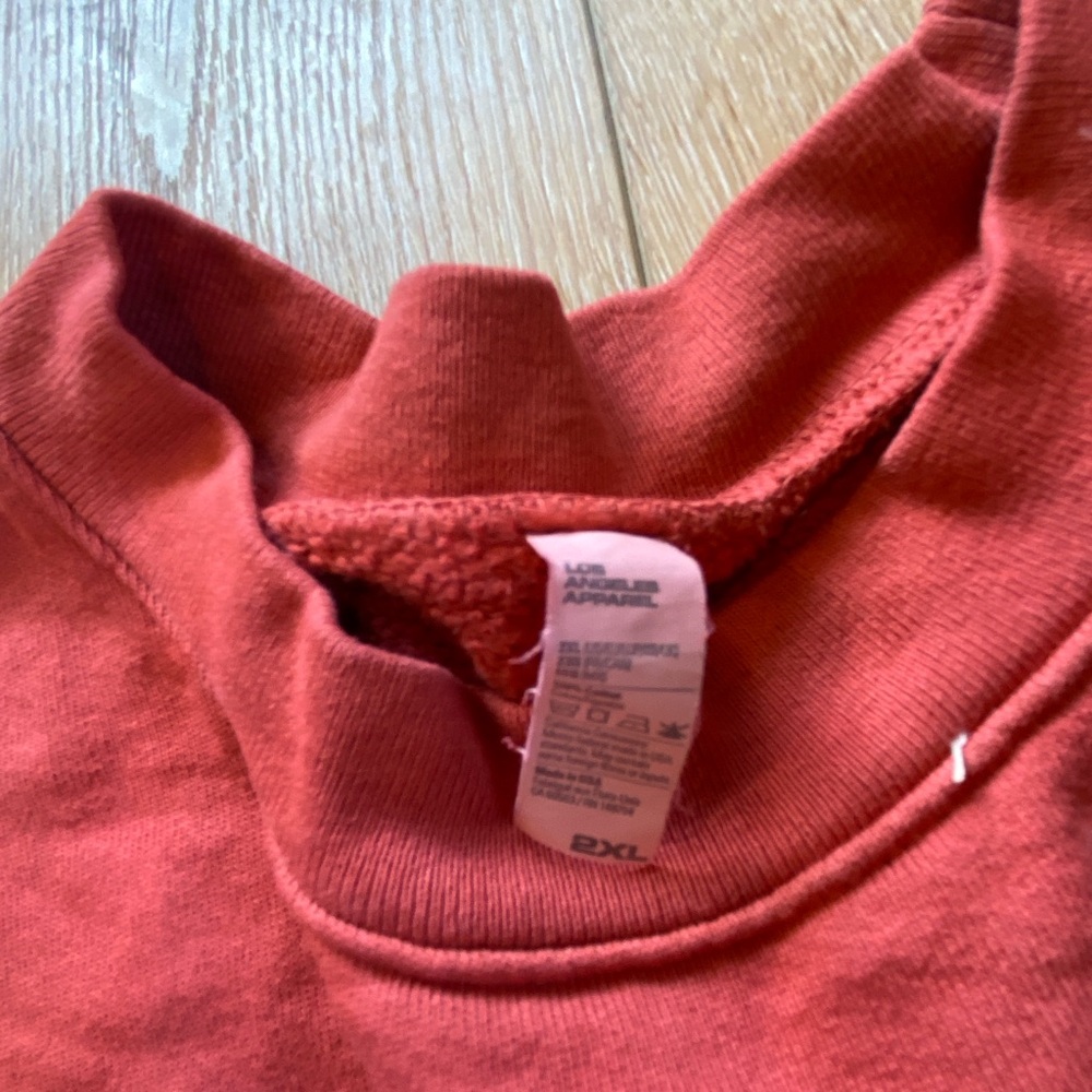 Los Angeles Apparel Redish Pullover and pants
